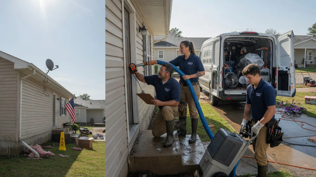 Ceiling Water Damage Restoration in Springville, PA near me